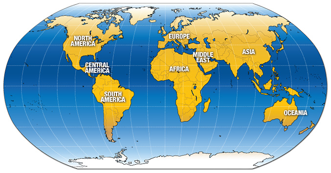 World Map Darfur